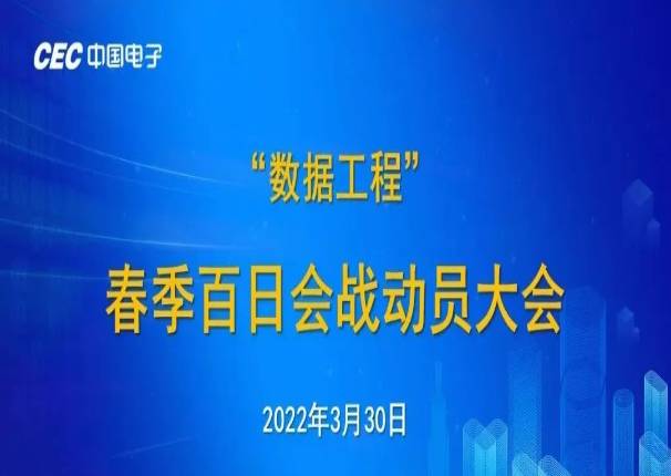 精锐出战 战则必胜 3044am永利电子召开“数据工程”春季百日会战动员大会